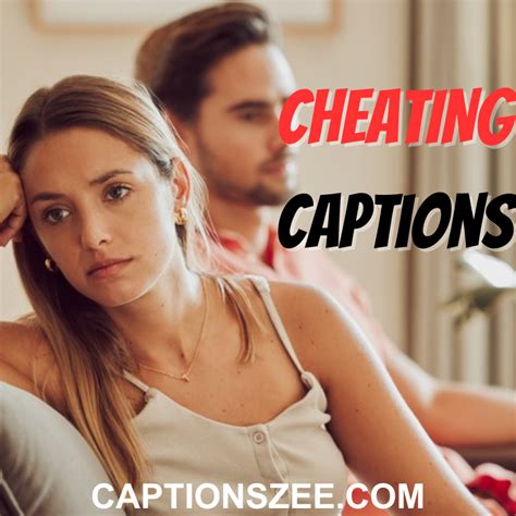 cheating captions